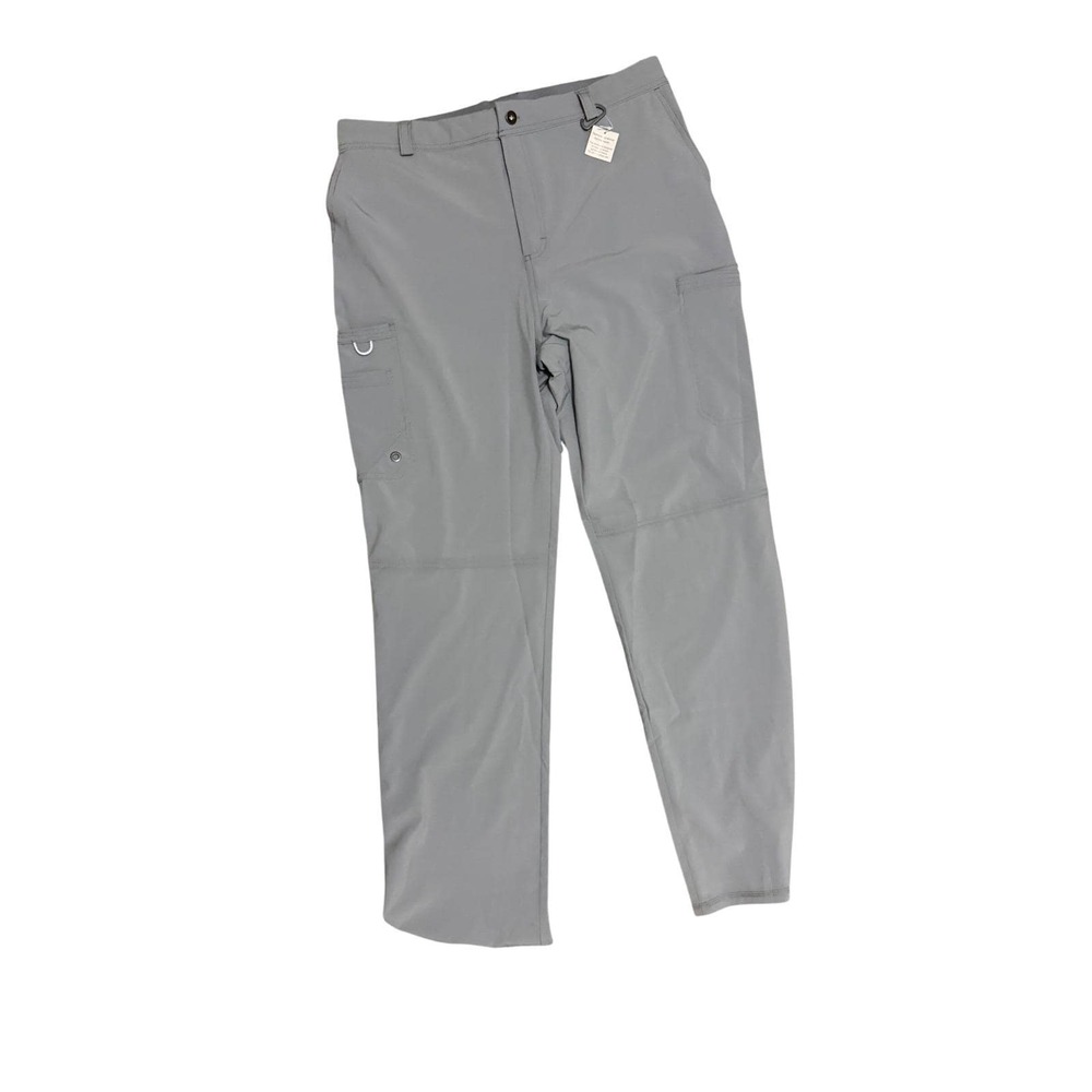 Cherokee Women's Scrub Pants Gray L Tall Cargo NWOT